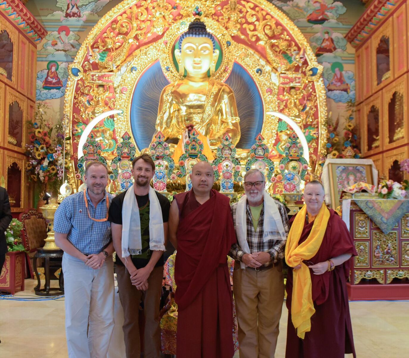 His Holiness the 17th Karmapa at Thrangu Monastery